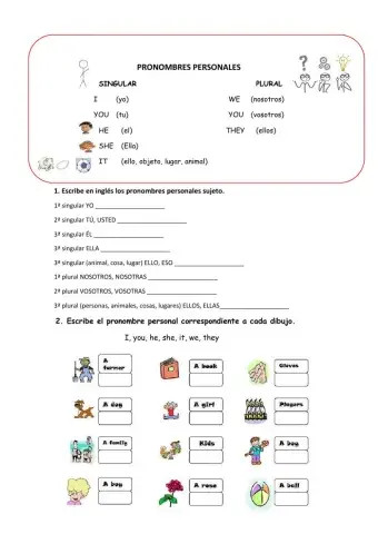 Pronombres personales