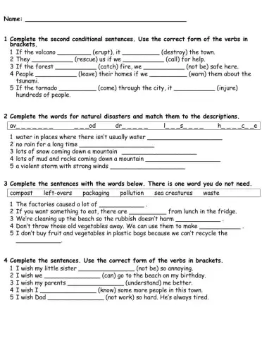 Second Conditional - I wish...