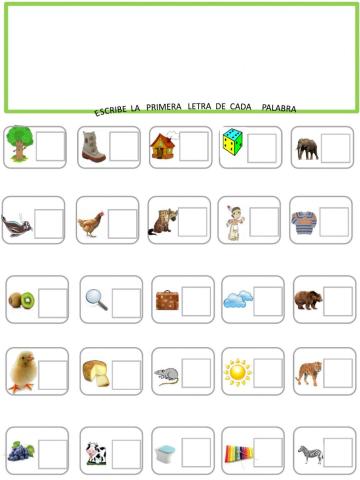 Sonido de las letras del abecedario