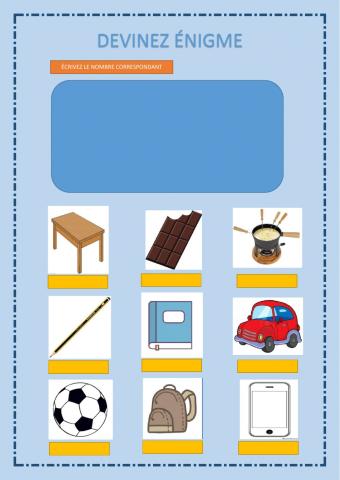Devinez énigme