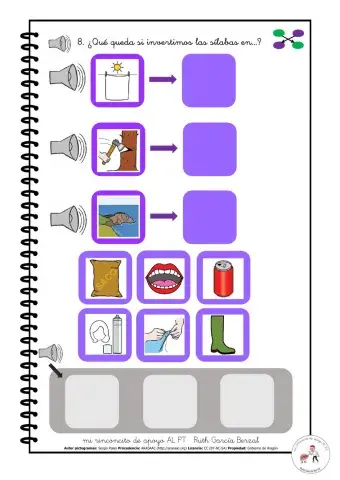 Invertimos las sílabas 8