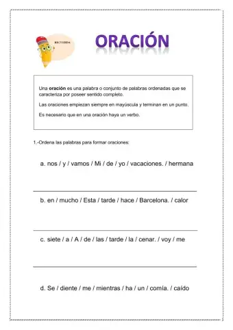 Oraciones