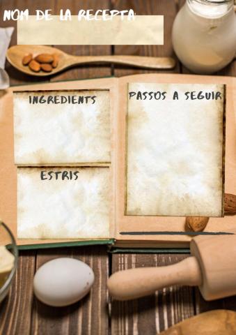 Plantilla recepta de cuina