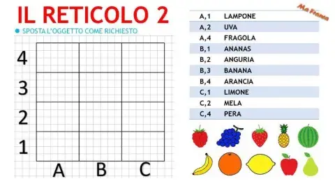 IL RETICOLO 1 (la frutta)