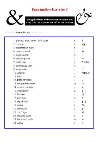 Punctuation 2