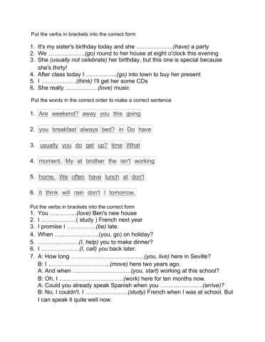 English File interm. Unit 1-4