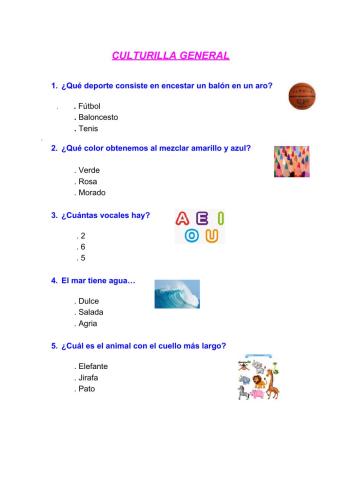 Cultura general