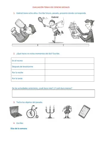 Evaluación Tema 6 Ciencias Sociales