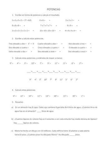 Potencias