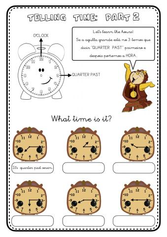 Telling time - 2