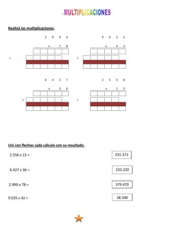 Multiplicaciones