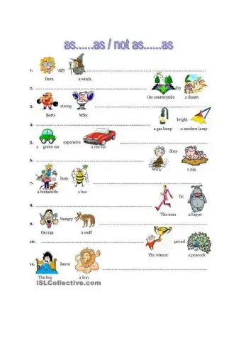 As ... as comparative