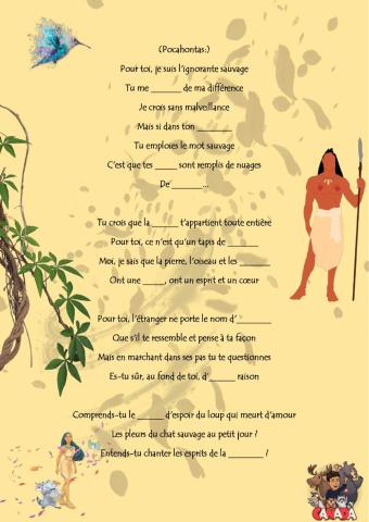 Pocahontas et la Nature