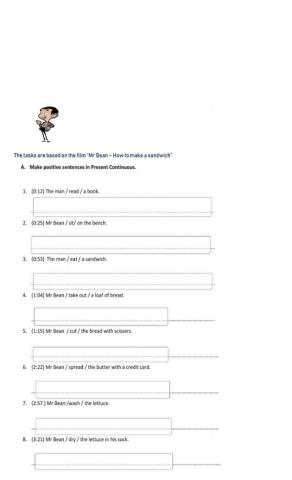 MR BEAN HOW TO MAKE A SANDWICH