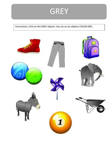 Prekinder Color grey