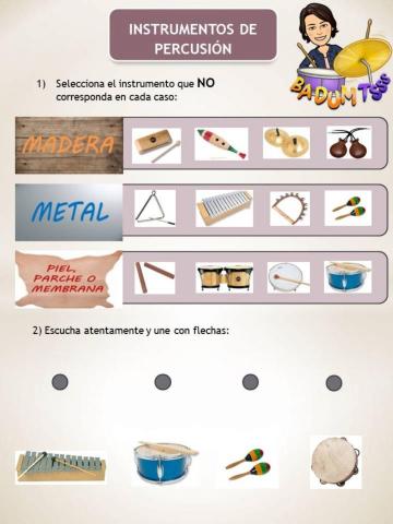 Instrumentos de Percusión