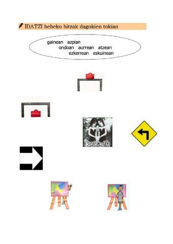 Hiztegia - Non dago?