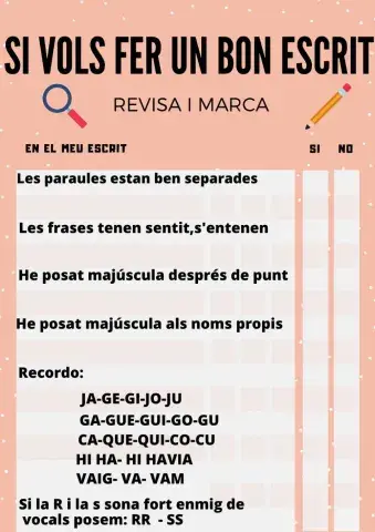 Rúbrica expressió escrita fàcil