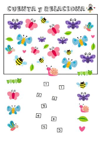 Cuenta y relaciona