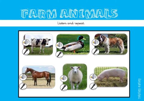 Farm animals 3 listen