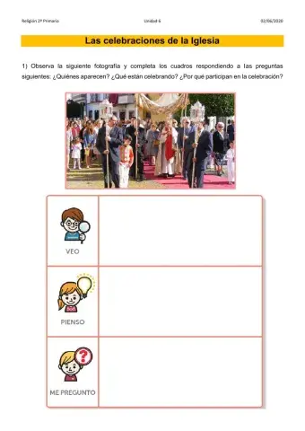 Las celebraciones de la Iglesia