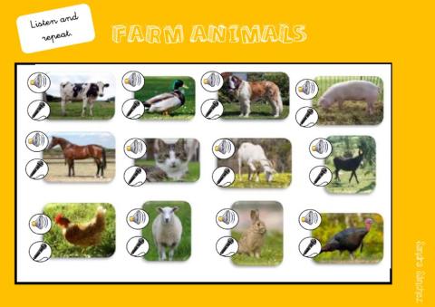 Farm animals listen 5