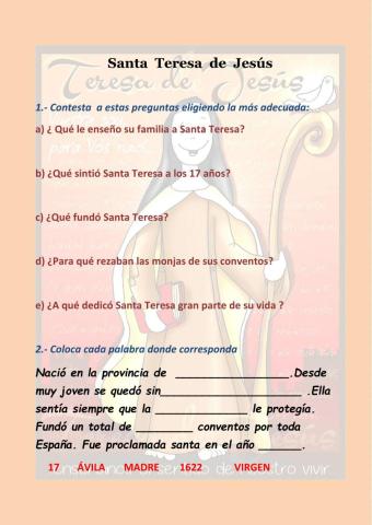 Santa Teresa de Jesús