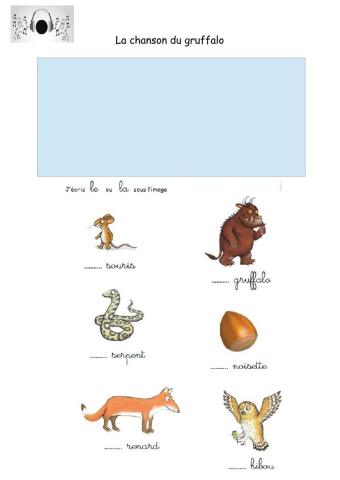 La chanson du gruffalo