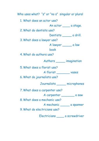 English Solutions Vigo Book 7 II professions