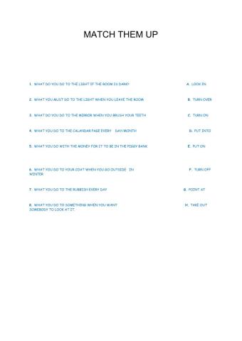 ENGLISH SOLUTIONS vIGO BOOK 7II pHRASAL VERBS