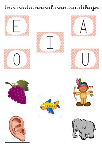 VOCALES Y DIBUJOS