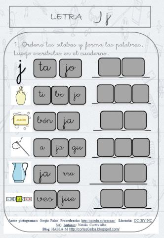 Letra J