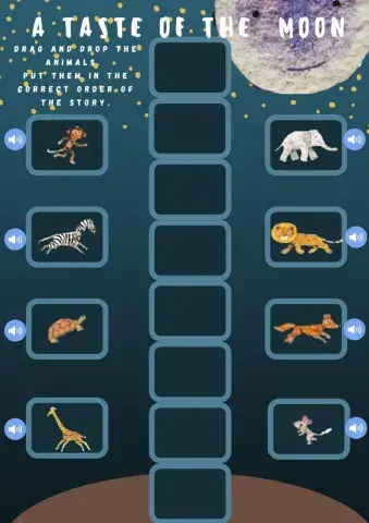 A taste of the moon: story sequence