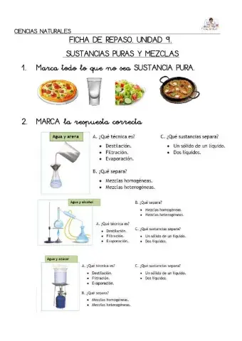 Separacion de mezclas