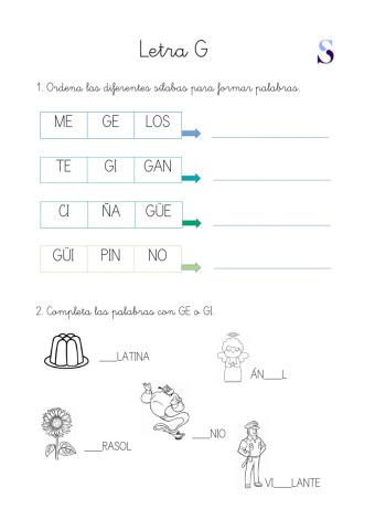 Letra g