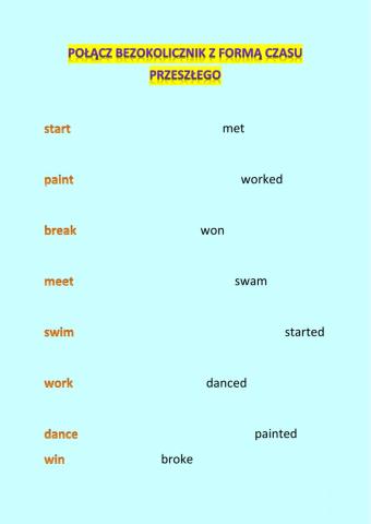 Past verbs