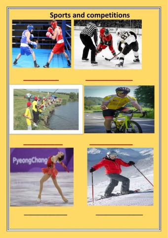 Sports and competitions