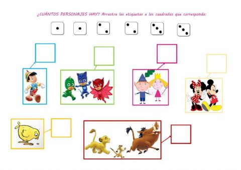 Cuántos personajes hay