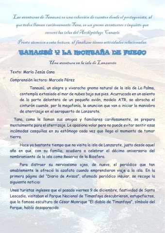 Tanausú y la montaña de fuego