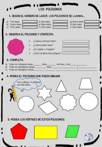Figuras planas: los polígonos