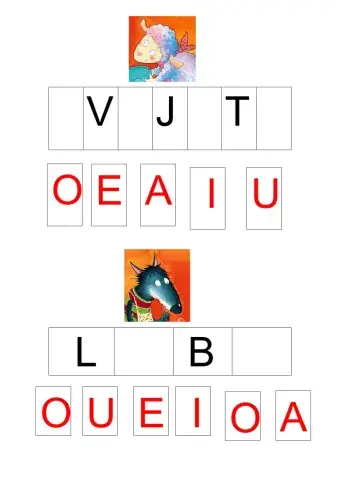 Completar con vocales