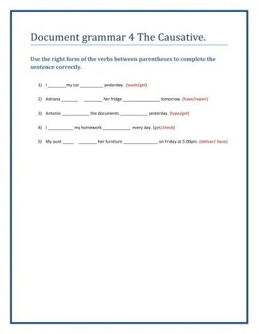 The causative