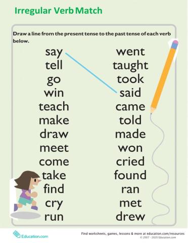 IRREGULAR VERB MATCH