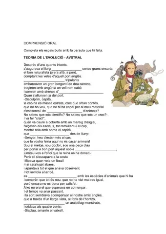 TEORIA DE L'EVOLUCIÓ -AVSTRAL CM