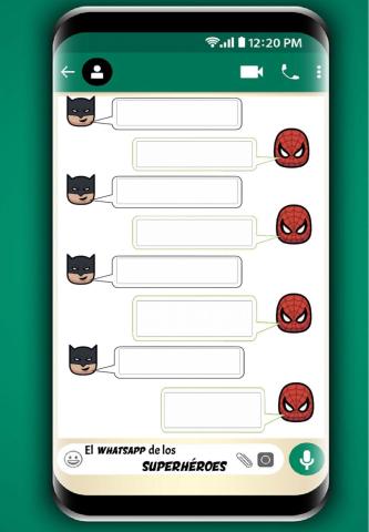 EL WHATSAPP DE LOS SUPERHÉROES