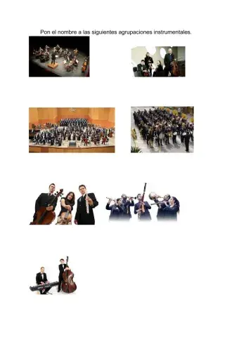 Formaciones instrumentales