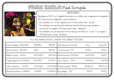 PAST SIMPLE - Worksheet 1