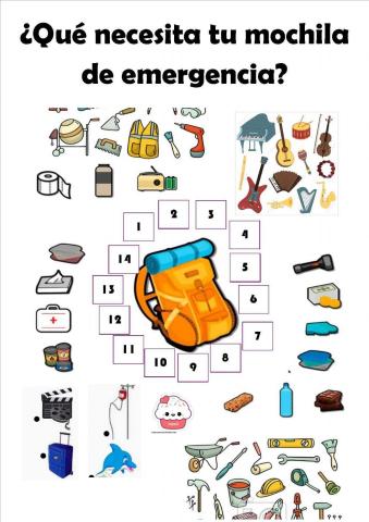 La mochila de emergencia