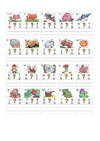 phonics20 CVC-4 vowel