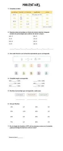 Porcentajes 1